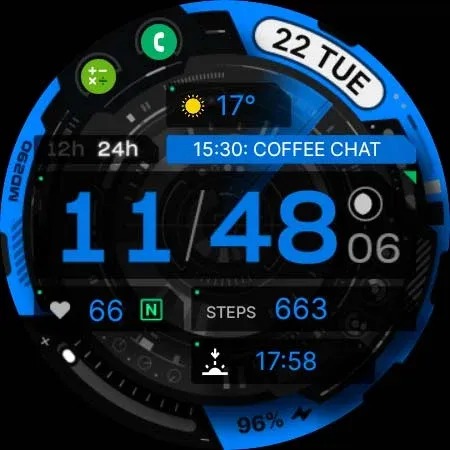 MD290 Digital watch face screenshot 31