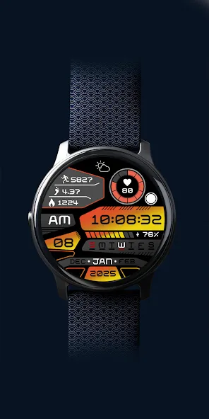 Digital Quantum HUD Watch Face screenshot 4