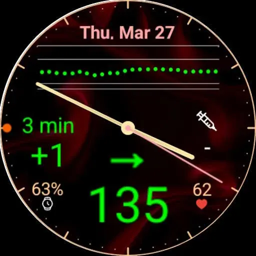 DMM17 Diabetic Watch Face XL screenshot 32