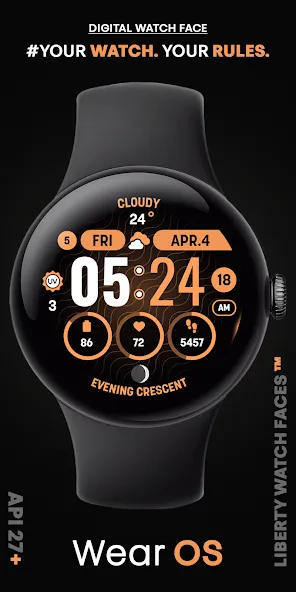 MOON KNIGHT Digital Watch Face screenshot 2
