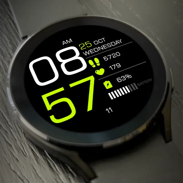 Key094 Simple Watch Face screenshot 2