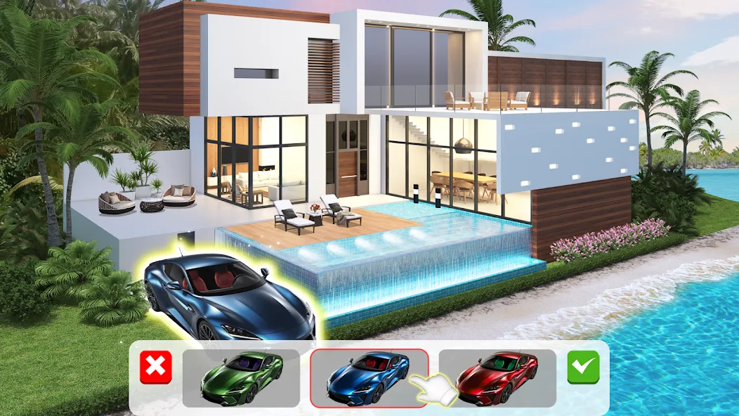 Home Design: vida paradisíaca screenshot 1
