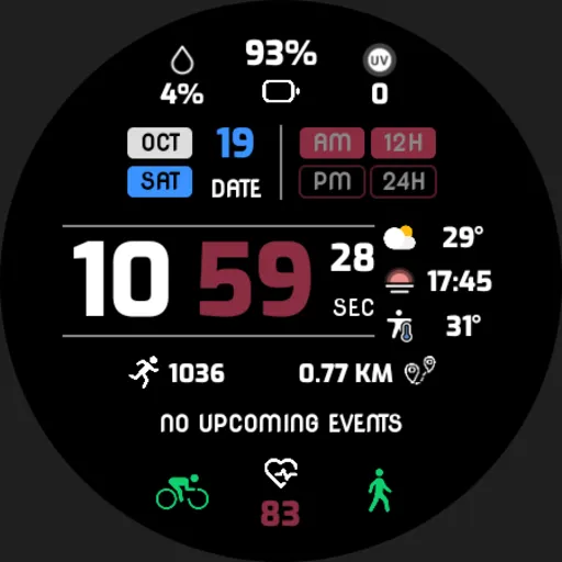 EXD107: Digital Watch Face screenshot 32