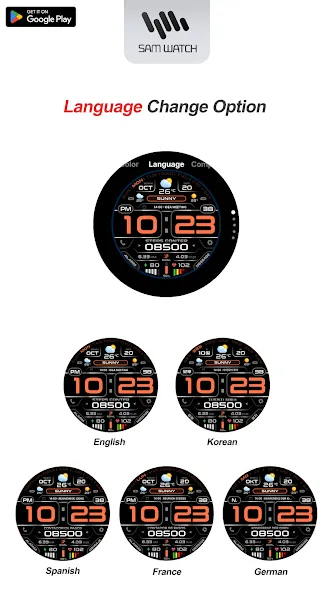 SamWatch Digital Neon 2 screenshot 6