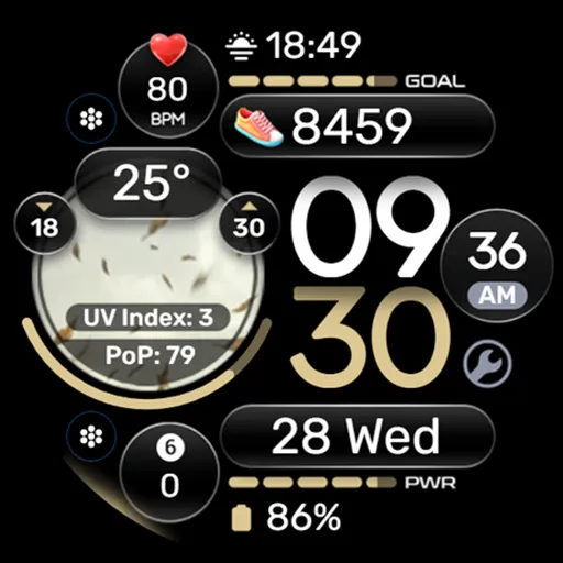 Weather Watch Face - OMG 373 screenshot 26