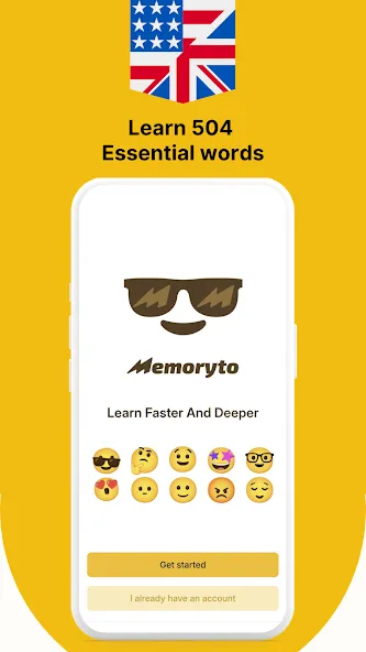 504 Essential Words Flashcards screenshot 1