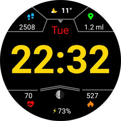 Digital Pinab Watch Face screenshot 16