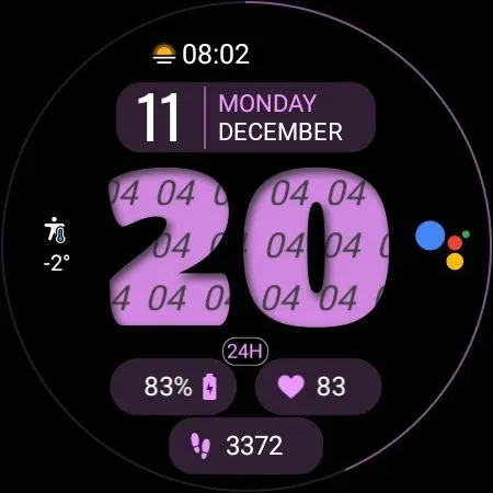 Dens BigHours Watch Face screenshot 4
