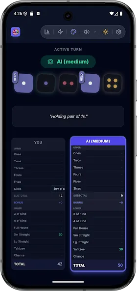 Neon Yahtzey Offline Edition screenshot 7