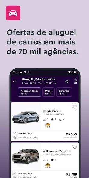 momondo: Voos, Hotéis e Carros screenshot 4