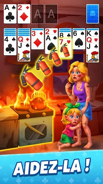 Solitaire : Héros de Sauvetage screenshot 2