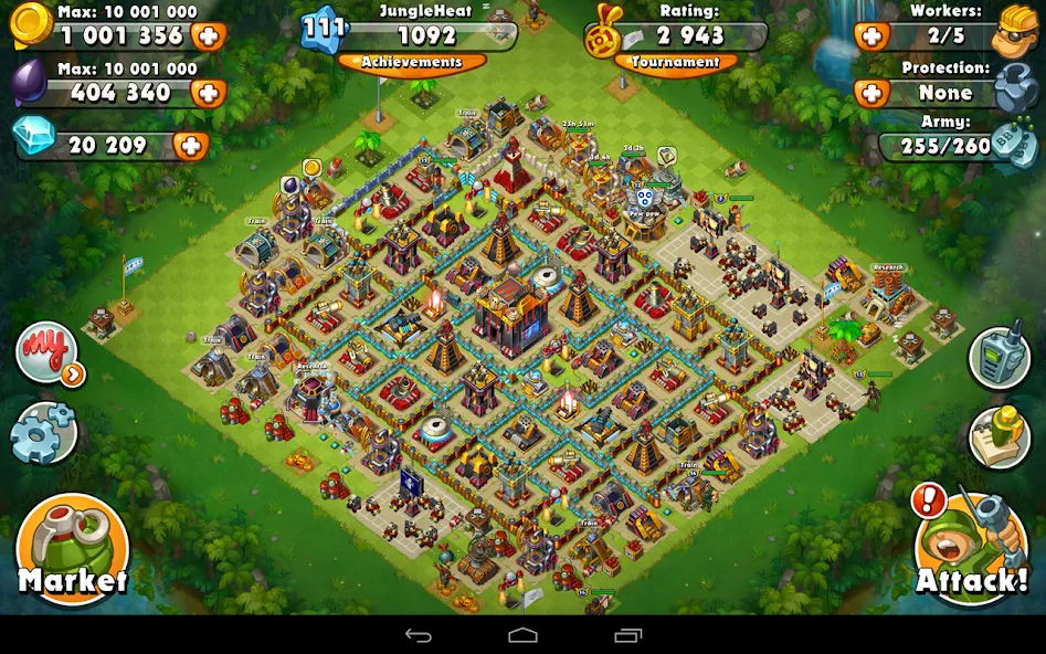 Jungle Heat: War of Clans screenshot 12