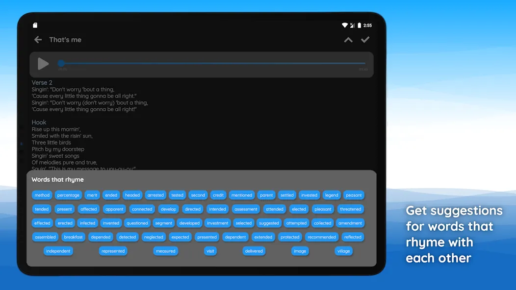 write lyrics & save your ideas screenshot 7