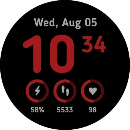 Essential Watch Face Wear OS screenshot 8