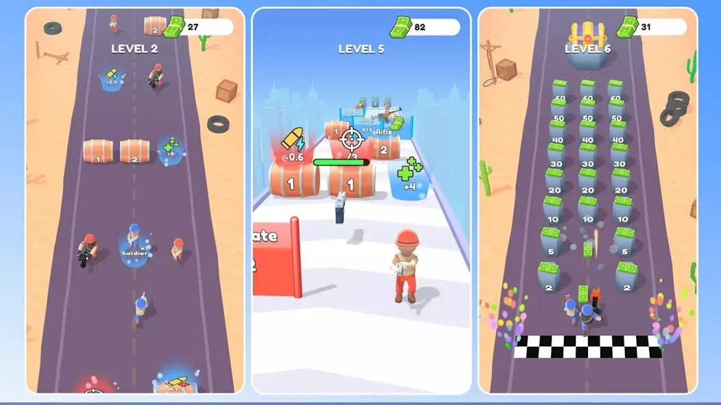 Gun Runner: Parkour Action screenshot 1