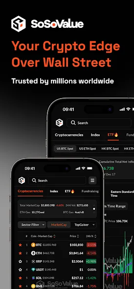 SoSoValue: Crypto Tracker screenshot 1