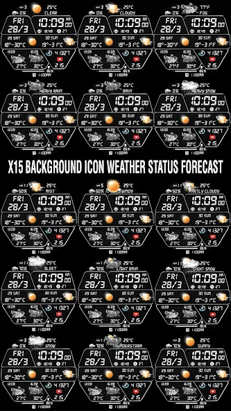 N-SPORT735 Weather Watch Face screenshot 5