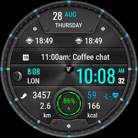 VF Element Hybrid 2 Watch Face screenshot 34
