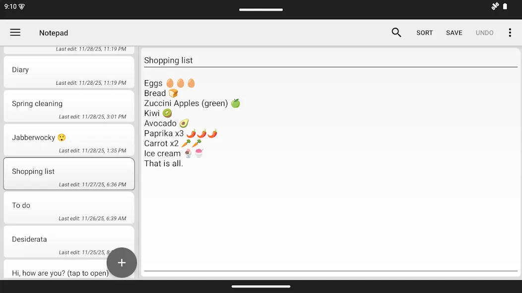 Notepad - simple notes screenshot 12