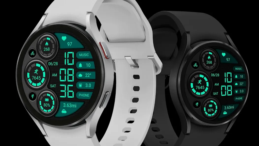 Retro Green ZKin Watch screenshot 1