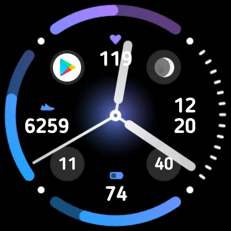 Multiverse Watch Fece Wear OS screenshot 7