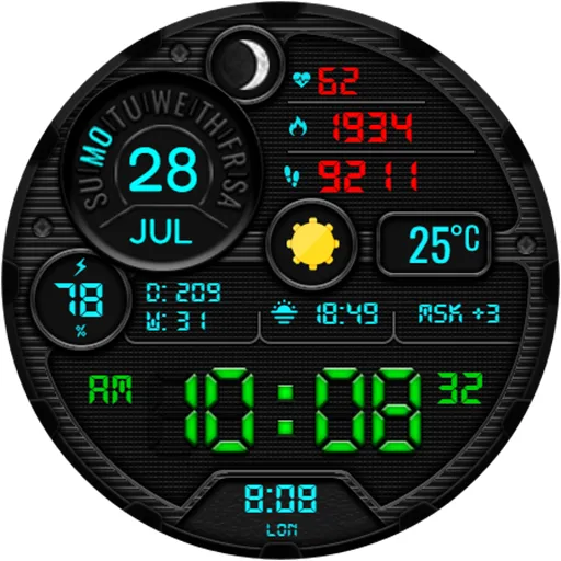 DIGI MADRASAN CTS33 Watch face screenshot 16
