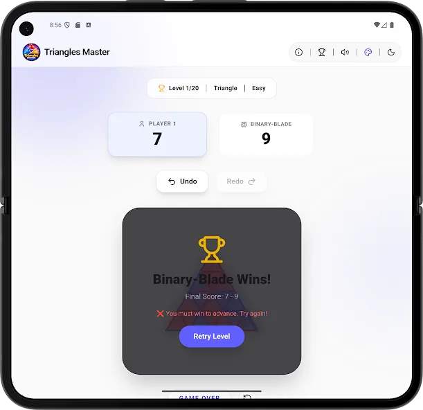 Triangles Master Ai Offline screenshot 24