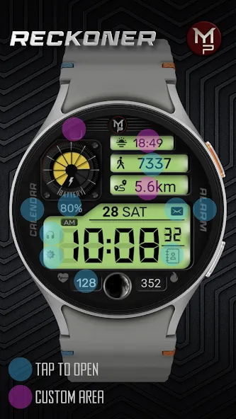 RECKONER - Digital watch face screenshot 4