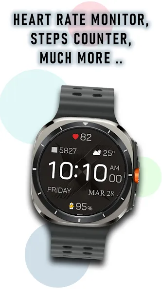 Time Canvas Digital Watch Face screenshot 2