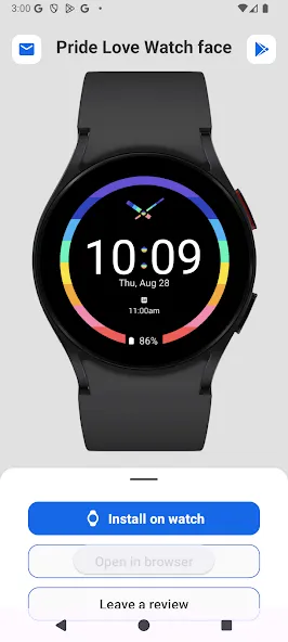 Pride Love Watch Face screenshot 1