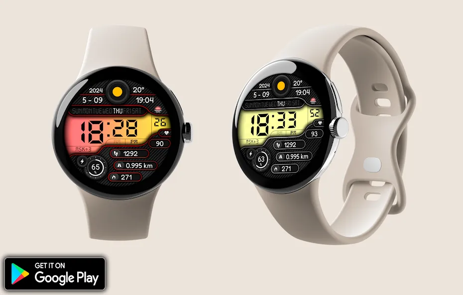 Digital Lork Watch Face screenshot 4
