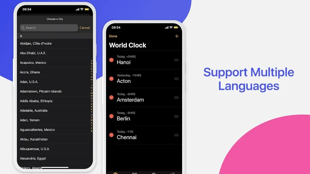 Clock Phone 16, Alarm & Timer screenshot 3