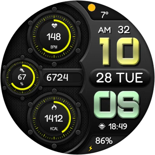 DIGI YAGEGUM Watch face screenshot 15