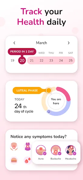 Period Tracker and Calendar screenshot 5