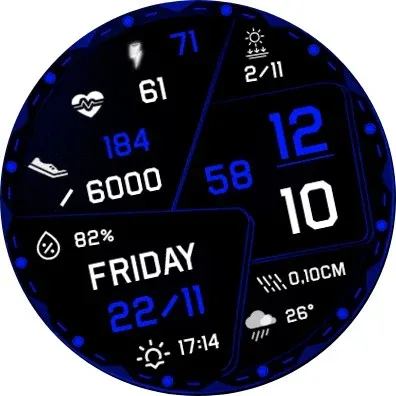 N-SPORT717 Digital Watch Face screenshot 16