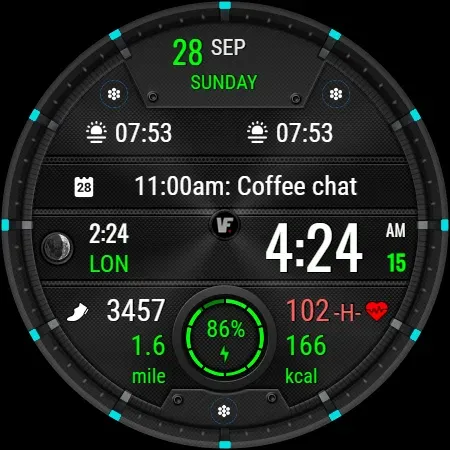 VF Element Hybrid 2 Watch Face screenshot 36