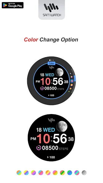 SamWatch Simple G Moon 2024 screenshot 4