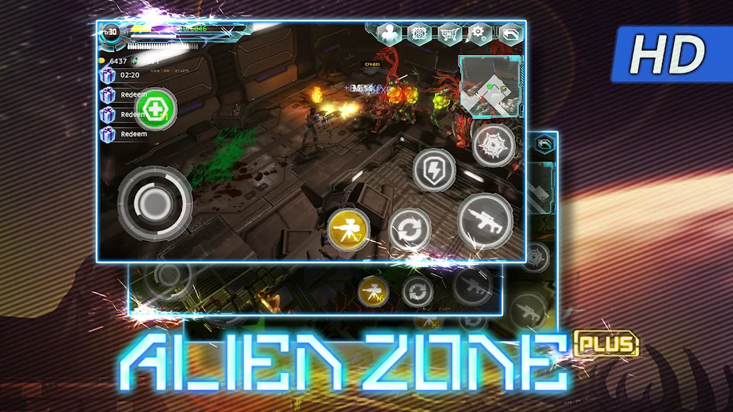 Alien Zone Plus HD screenshot 3