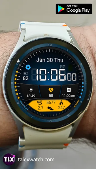 HyperSpace Watch Face screenshot 3