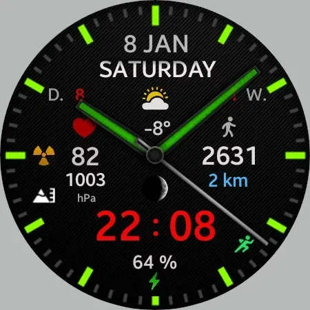 WIN Classic Army MOD WatchFace screenshot 35