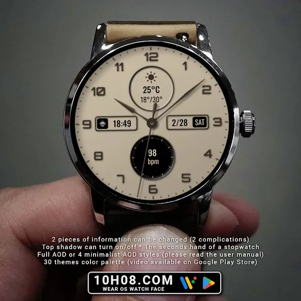 Watch face 10h08.com #136 screenshot 4