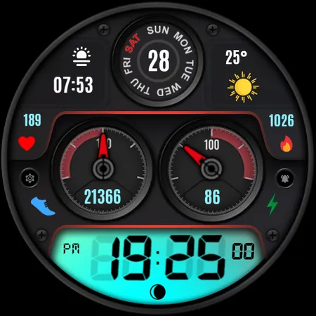 Adore Digital Watch Face screenshot 31