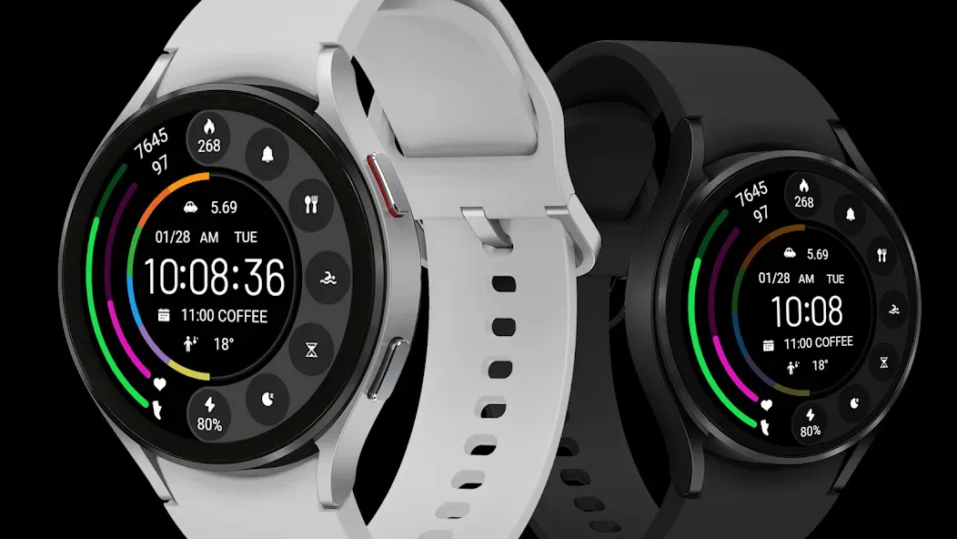 ZKin Watch Face Grey Color screenshot 1