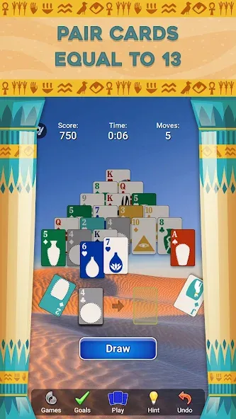 Pyramid Solitaire - Card Games screenshot 2