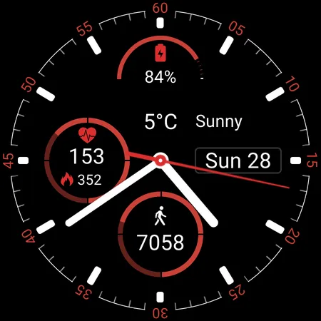 Clean Lines Watch Face screenshot 6