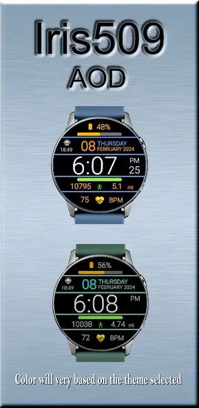 Iris509 Digital Watch Face screenshot 3