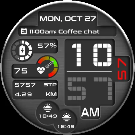 SY07 Wear OS Watch Face screenshot 25