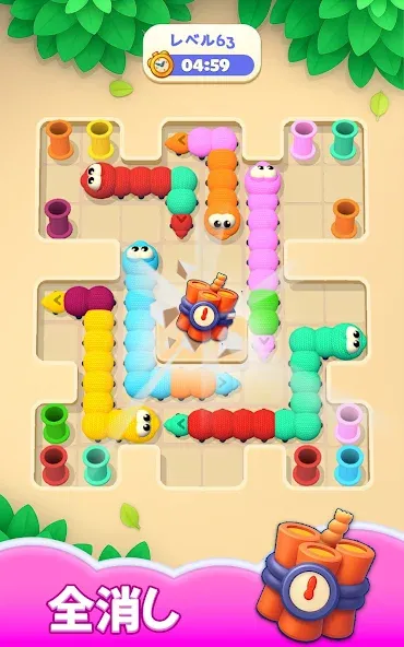 ワームスリザーパズル screenshot 12