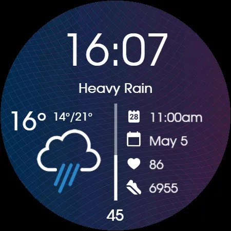 Digital Watchface D2 screenshot 24