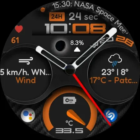 Digital Watch Face CUE107 screenshot 9